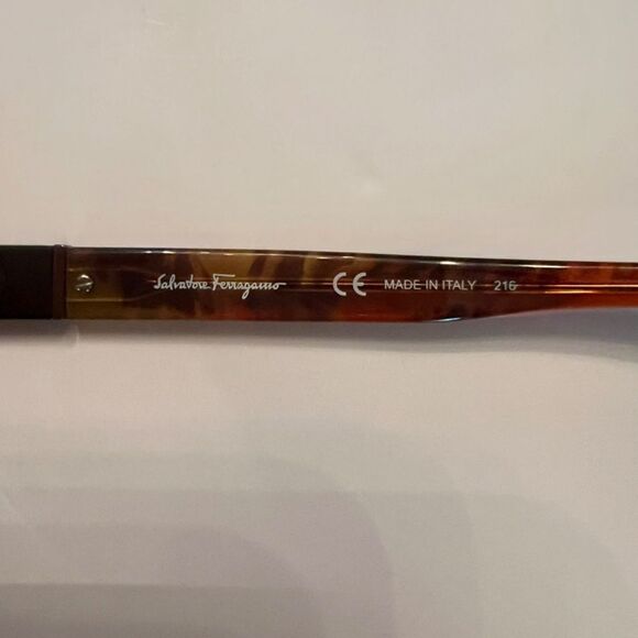 Men's Salvatore Ferragamo SF2772 57/17/145 Tortoise Eyeglasses Glasses Frame - Picture 7 of 8